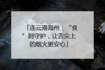 连云港海州：“食”刻守护，让舌尖上的烟火更安心