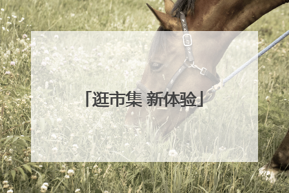 逛市集 新体验