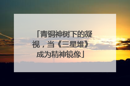 青铜神树下的凝视，当《三星堆》成为精神镜像