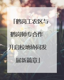 鹤岗工农区与鹤岗师专合作 开启校地协同发展新篇章