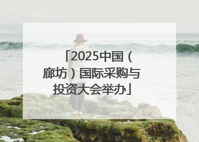 2025中国（廊坊）国际采购与投资大会举办