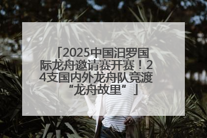 2025中国汨罗国际龙舟邀请赛开赛！24支国内外龙舟队竞渡“龙舟故里”