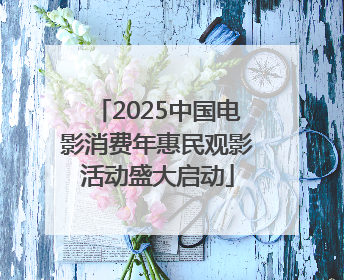 2025中国电影消费年惠民观影活动盛大启动