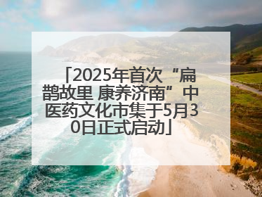 2025年首次“扁鹊故里 康养济南”中医药文化市集于5月30日正式启动