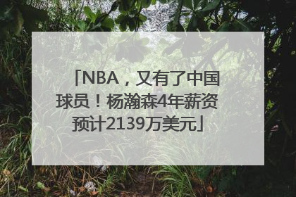 NBA，又有了中国球员！杨瀚森4年薪资预计2139万美元